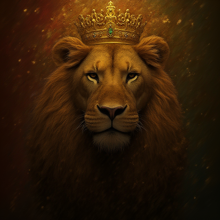 Lion of Judah — symbol of the Solomonic dynasty and Rastafari