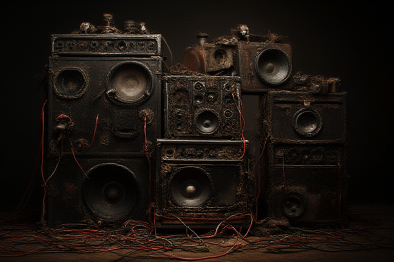 Vintage Jamaican sound system — the origin of reggae culture